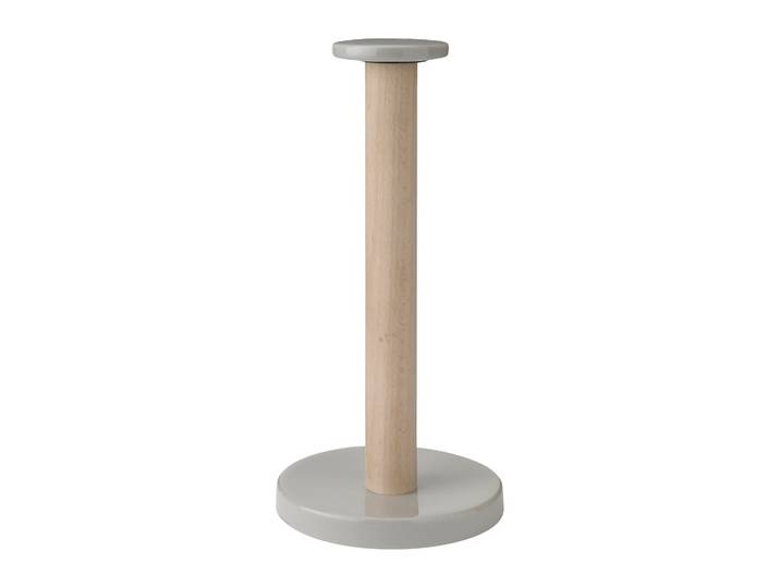 Stelton Emma keukenpapierhouder 28 cm Grijs-beukenhout