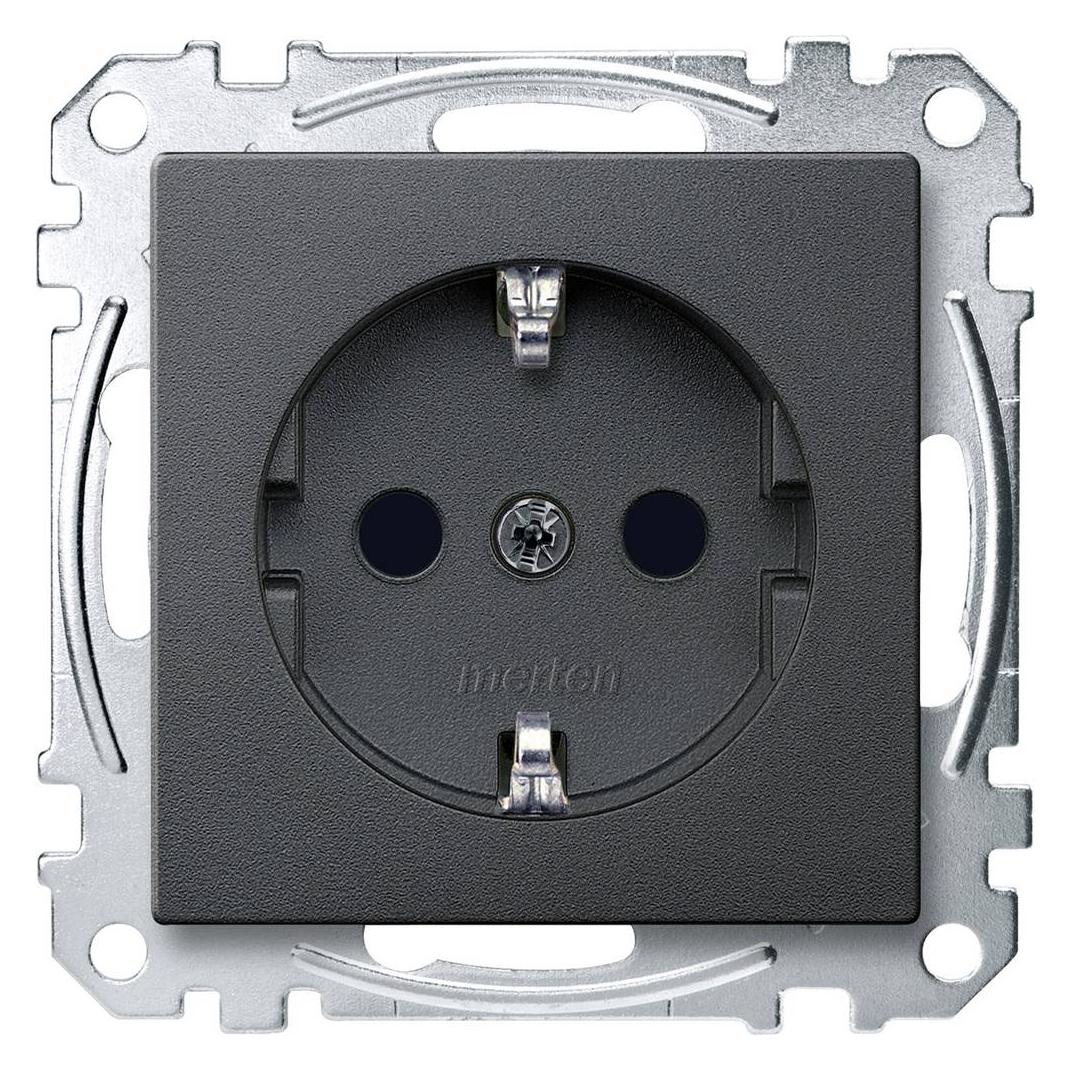 Merten Steckdose System m Anthrazit MEG2300-0414 (MEG2300-0414)