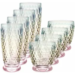 LONGDRINK- UND WASSERGLAS-SET Boston Pearl bunt 8-tlg.