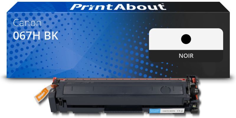 PrintAbout Toner compatible Canon 067H BK - Noir - Grande capacité Noir