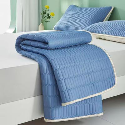 Uplift Treasures Latex Cooling Mat Non Slip Summer Sleeping Pad For Home, Dorm & Student Use (No Pillowcase Core) blue 23.62 X 47.24 In