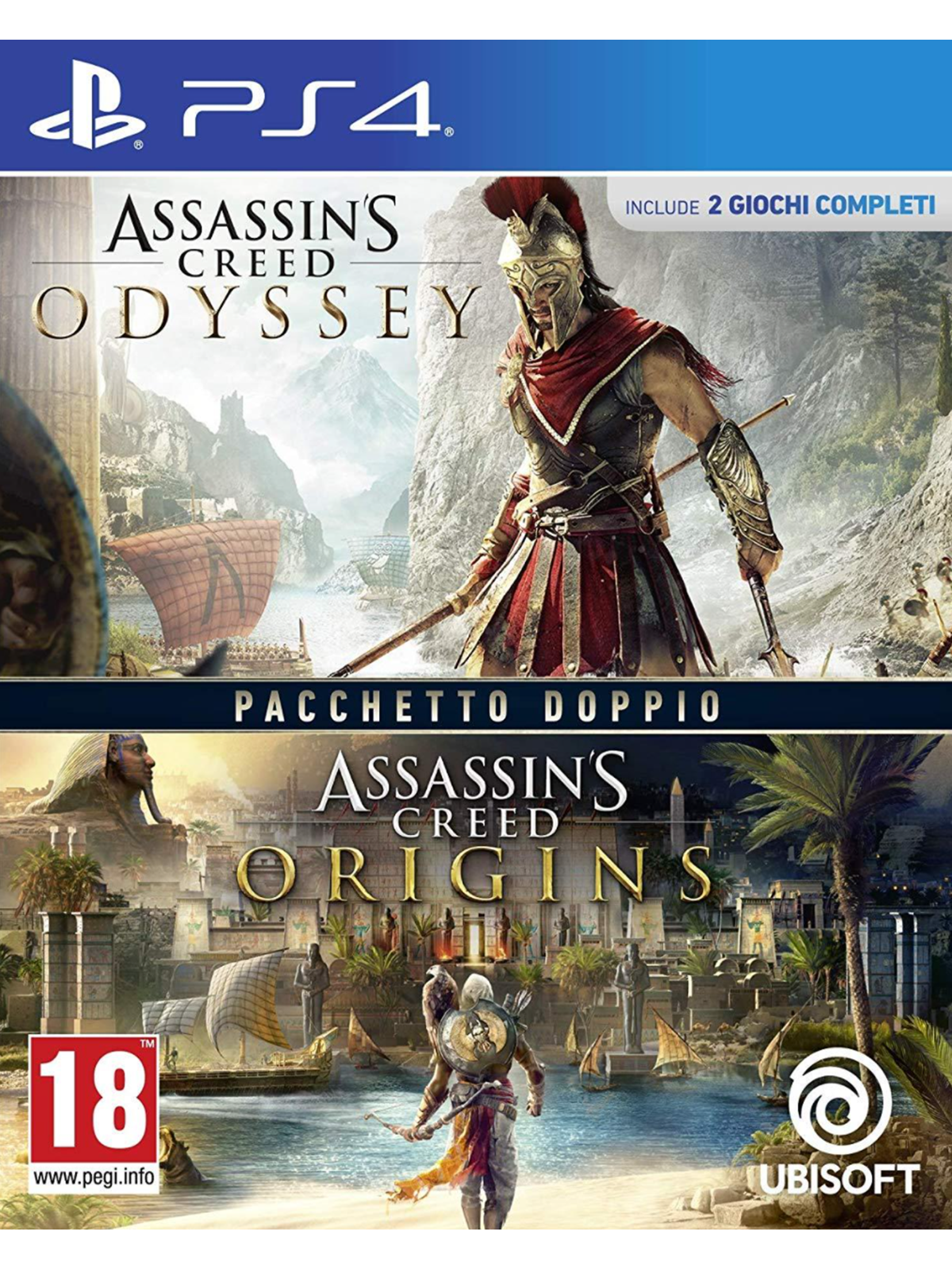 Assassin's Creed: Odyssey + origins - Sony PlayStation 4 - PEGI 18