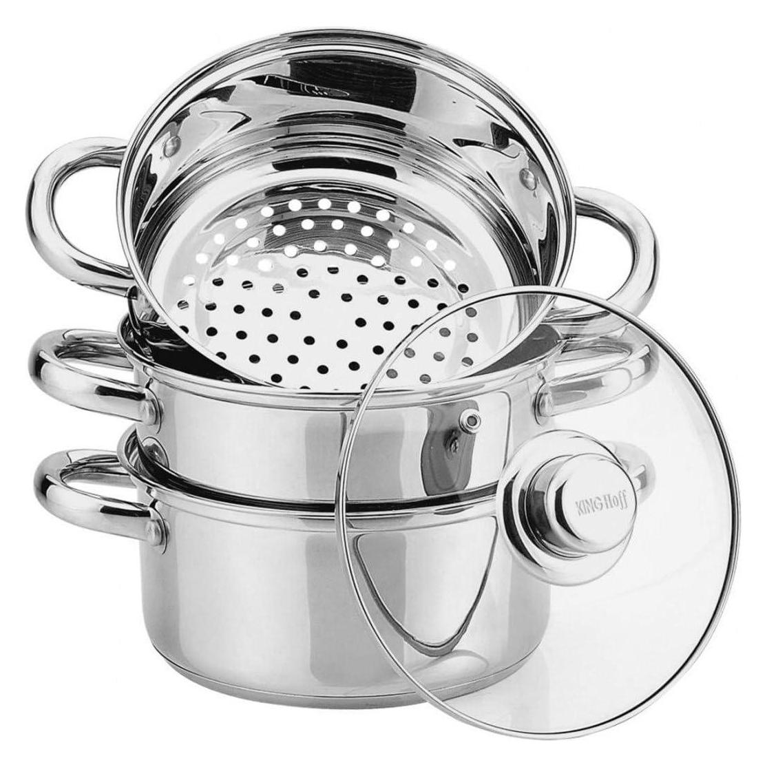 Kinghoff STEAM POT 4 ELEM. 18cm KH-3316 (Kochtopf, Edelstahl) (KNFF368)