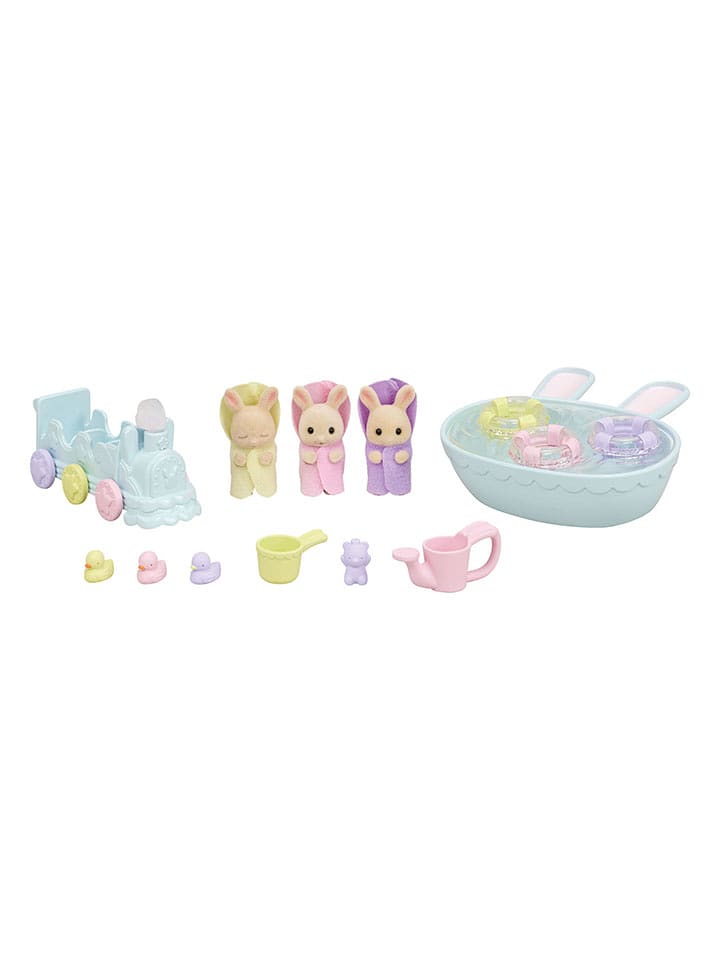 Sylvanian Families-Zubehör "Milchhasen Bade Spielset"- ab 3 Jahren - onesize