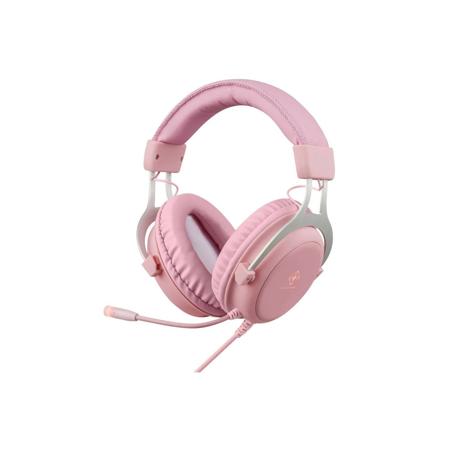 Deltaco GAM-030-P Gaming Headset Stereo met Klink en LED - Roze