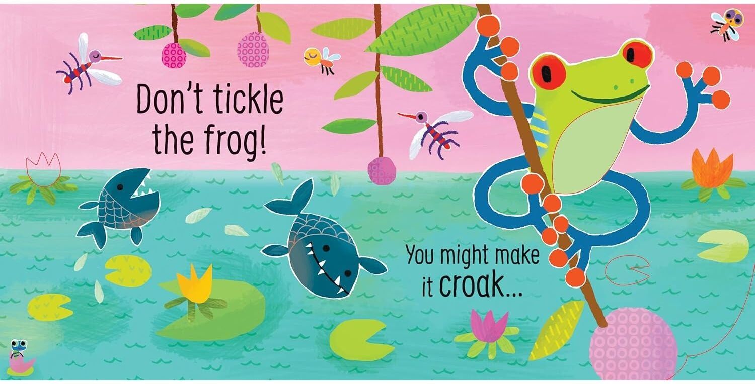 Usborne Don't Tickle the Tiger! (Touchy-Feely Sound Books) by Sam Taplin
