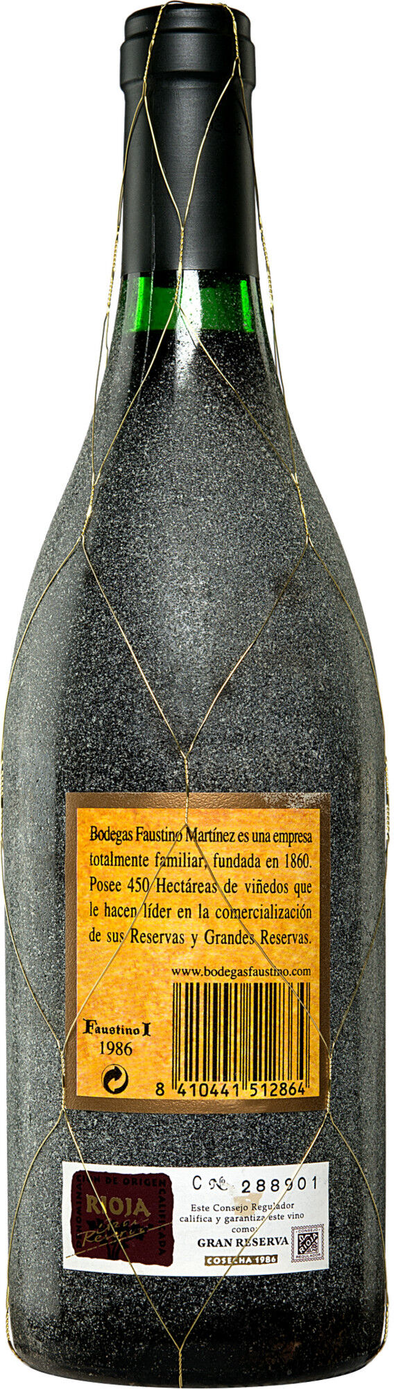 Faustino Martinez Faustino I  Gran Reserva 1986 Faustino 1 12.5% Vol. Rotwein Trocken aus Spanien