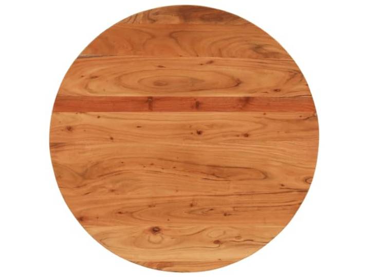 vidaXL Tischplatte Ø80x3,8 cm Rund Massivholz Akazie