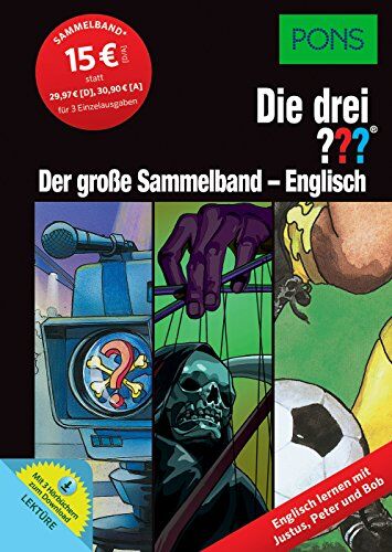 PONS Die drei ??? - Der große Sammelband: Englisch lernen mit Justus, Peter und Bob (PONS Die drei ??? Fragezeichen) - Preis vom 16.10.2026 11:41:07 h