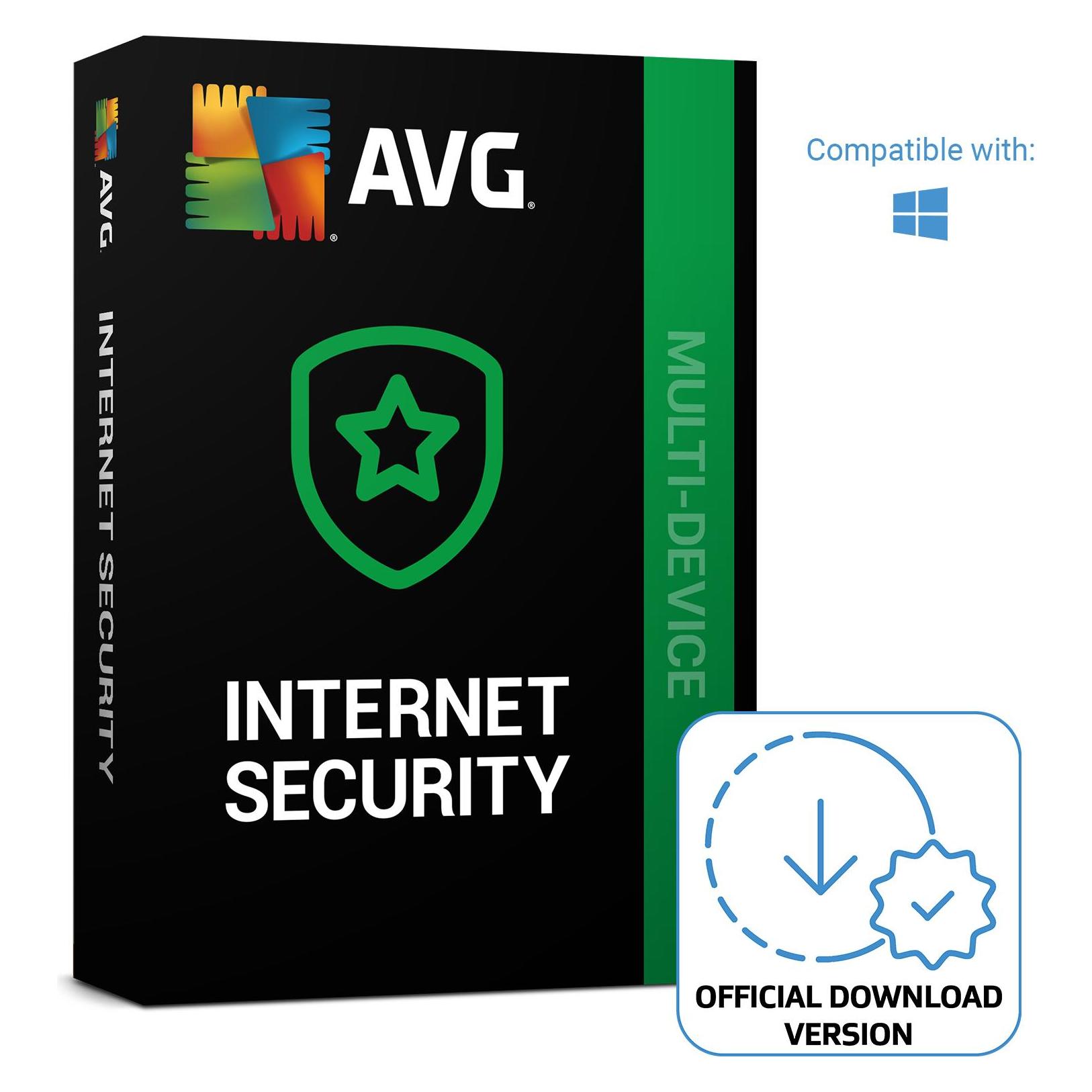 Avast AVG Internet Security (10 User, 10 Geräte/User, 12 Monate) (isd.10.12m)