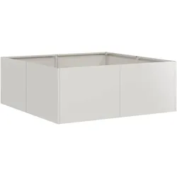 vidaXL Pflanzkübel 80x80x30 cm Edelstahl