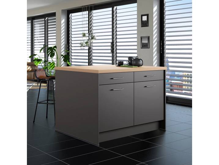 Kücheninsel IP1200 o. Geräte Graphitfarben