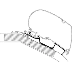 Thule Markisenadapter LMC Liberty TI/TEC 3,0m