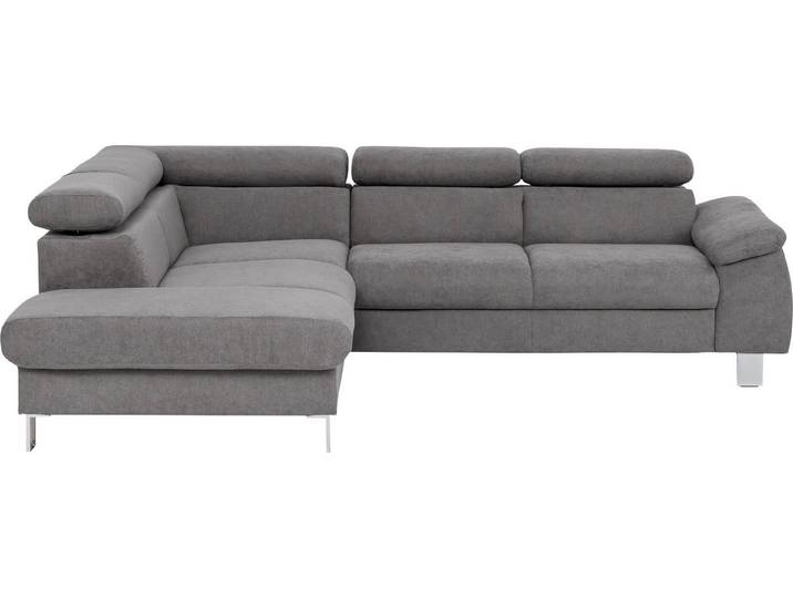 COTTA Ecksofa Komaris L-Form, B: 249 cm, mit Kopfteilverstellung, optional Schlaffunktion, Bettkasten & Licht