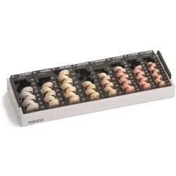 Inkiess, Geldkassette, Kasse 80-Griff Minikord (BxTxH) 32,5x12,5x5,0 cm lichtgrau/schwarz
