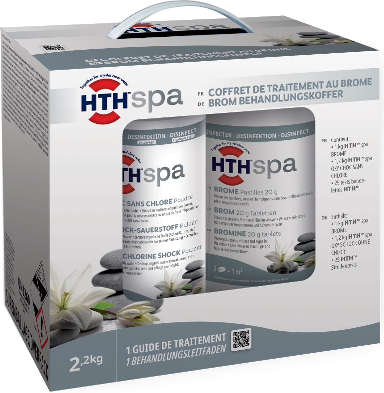 Coffret de traitement au brome hth Spa gonflable