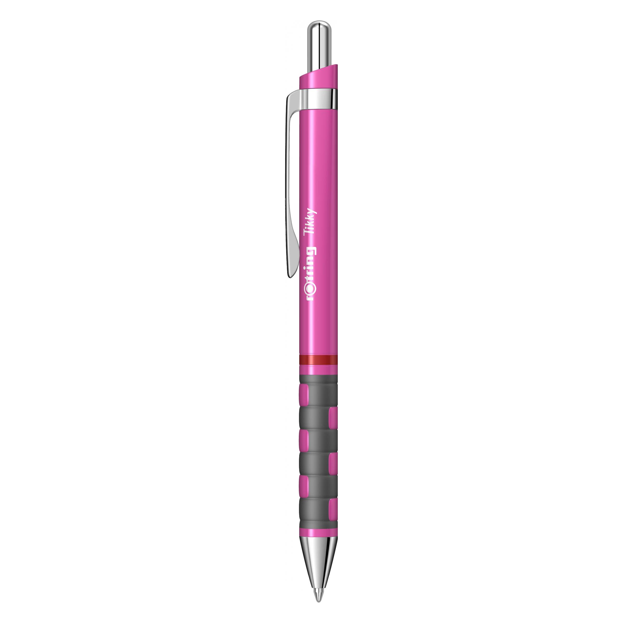 Rotring 2042821 TIKKY Kugelschreiber Neon Pink (M, Blau) (1x) (2042821)