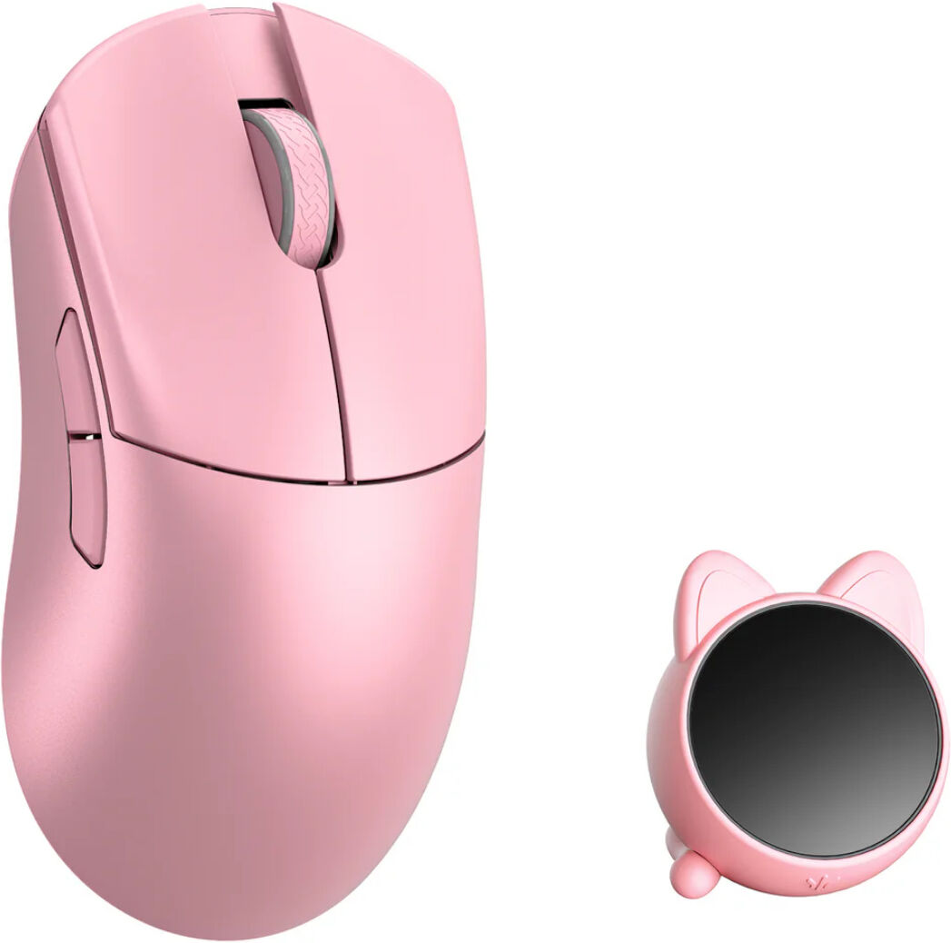 Wlmouse Huan Stainless Magnesium Alloy Trådlös Gamingmus - Rosa