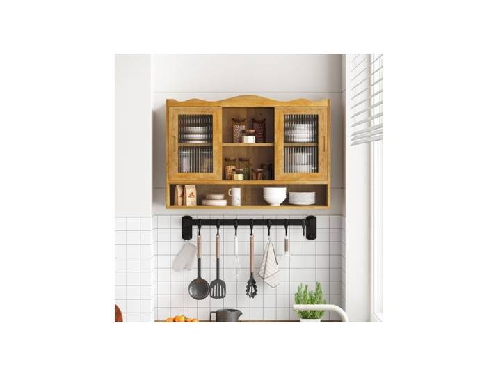 Armoire - MUVOE - Vintage - 90 cm - 2 portes coulissantes - Bois massif