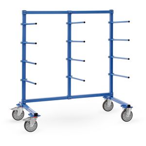 Fetra Tragarmwagen 4618, einseitig, 12 Tragarme, 5° geneigt, 1600 x 800mm