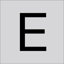 RZB 99223.013.E Buchstabe E 120 mm 1 St.