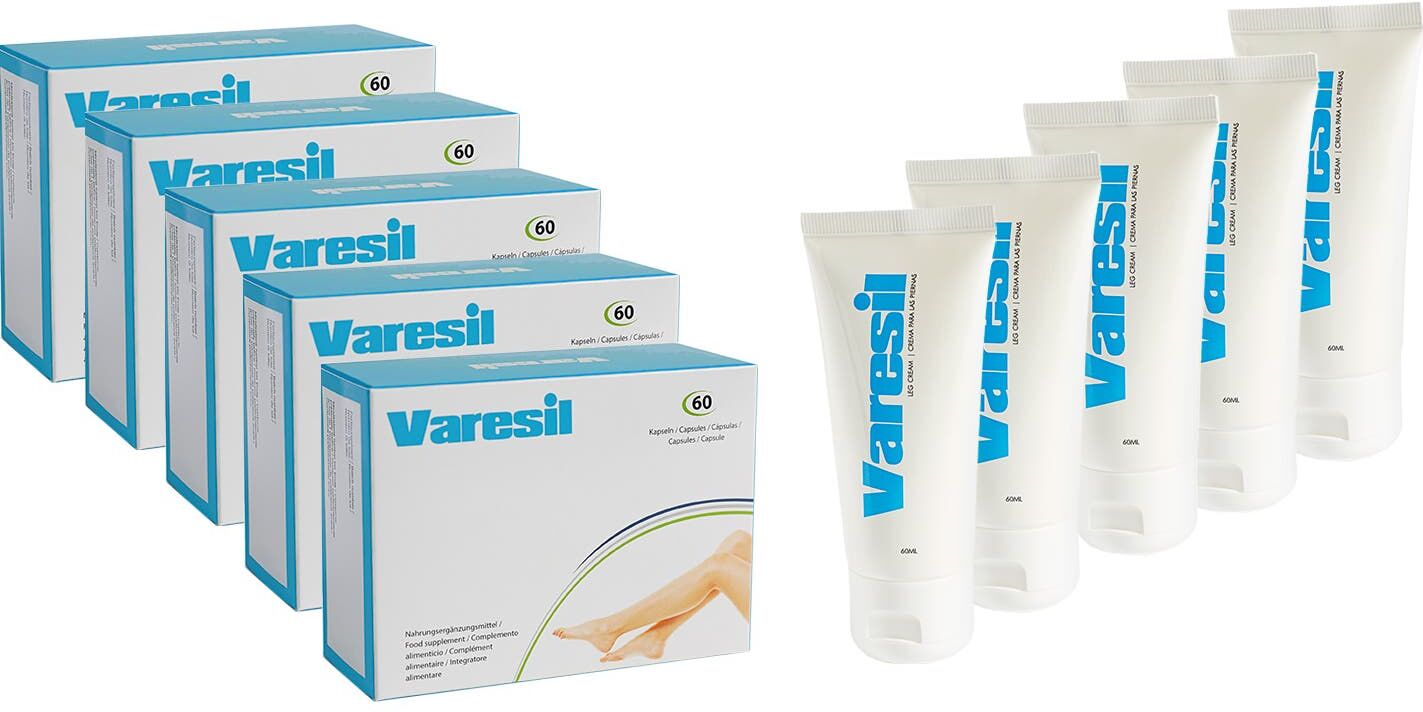Varesil Crema 5x60 ml + Pills 5x60 caps