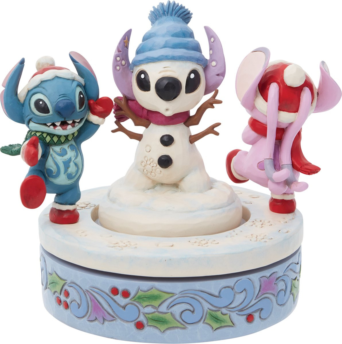Disney Traditions Jim Shore Stitch and Angel Rotator voor volwassenen