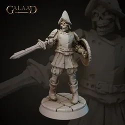 Cursed Skeleton Conquistador 03 von Galaad Miniatures aus Conquistador Release