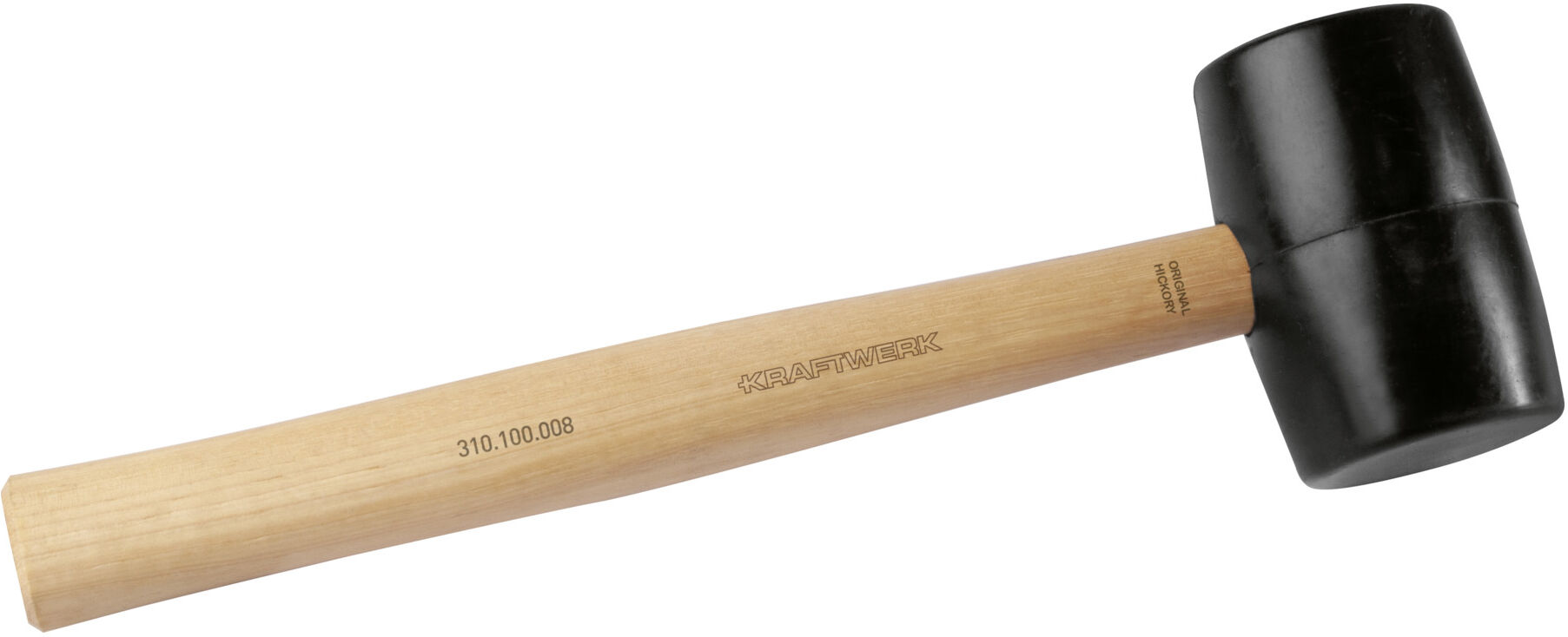 Kraftwerk Gummihammer, hickory-Griff, Ø 44 mm, 8 OZ (310.100.008)
