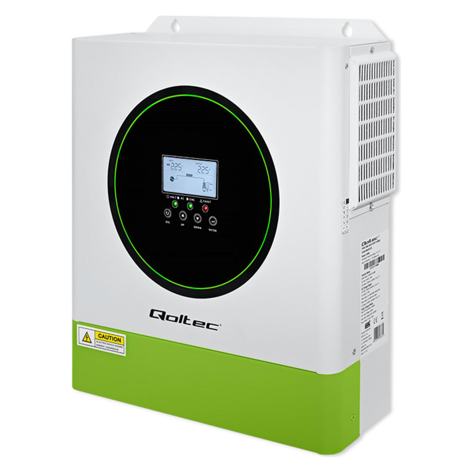 Qoltec Solar-Wechselrichter Off Grid 3500W 100A 24V MPPT BMS (53865)