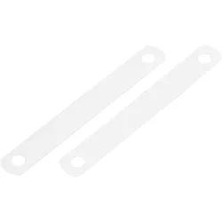 1000 Kunststoffdeckleisten, 120 mm, 1000 Stück, Hart-PVC, weiß
