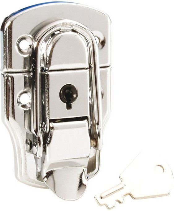Adam Hall Hardware 1903 Aufbauschloss Mittel Verchromt Abschließbar