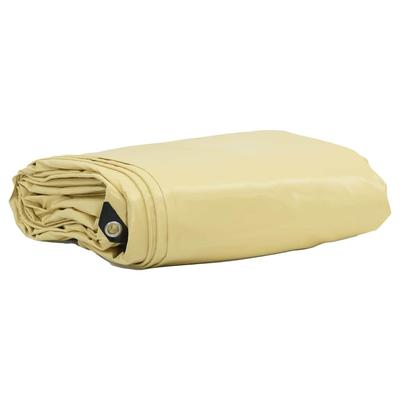 vidaXL Plane 650g / m² Beige 2,5 x 3,5 m Canvas mit PVC-Beschichtung