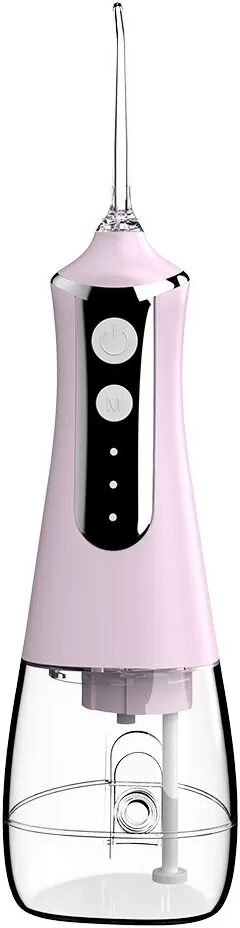 INF Tragbarer Elektrischer Zahnseide - USB Wiederaufladbarer Munddusche mit 5 Düsen Rosa