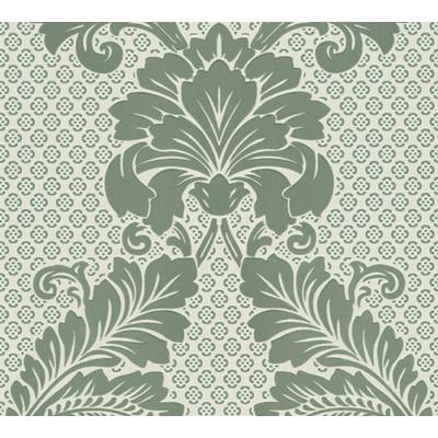 Vliestapete ARCHITECTS PAPER "Luxury wallpaper", grün (grün blau), B:0,52m L:10,05m, Vinyl, Vlies, Tapeten, Ornament Tapete Barock Tapeten Wohnzimmer Schlafzimmer Küche Flur Büro