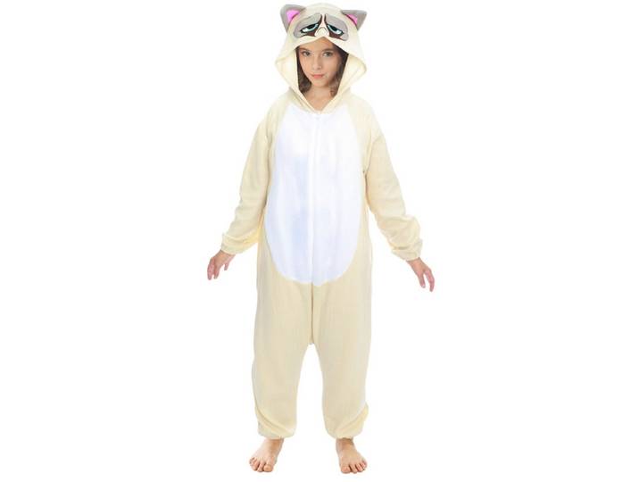 Grumpy Kat Onesie Kind Kostuum