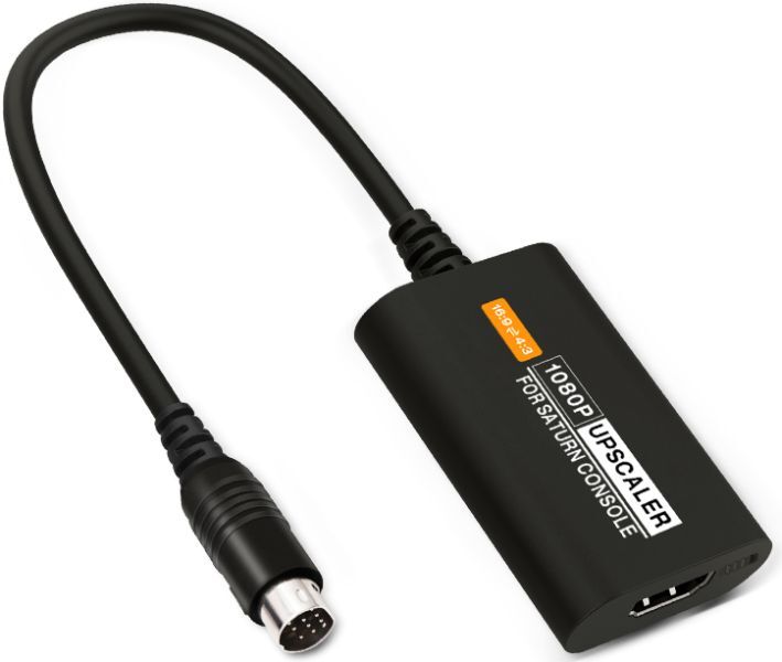 Bitfunx SEGA Saturn HDMI 1080p Upscaler Adapter-Standaard (Sega Saturn) Nieuw