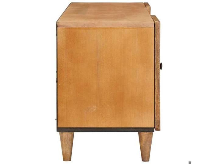 Moderne Unites TV BURKE MEUBLE TV/HIFI Marron Clair 105x33x46 cm Bois d'ingénierie AA2461