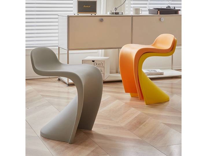 Chaise Pantone moderne empilable en plastique épais, chaises de salle à manger pour cuisine, meubles de maison, chaise de loisirs, chaises de dîner
