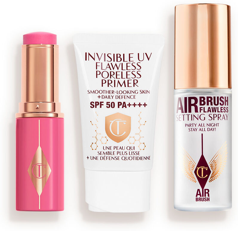 Unreal Blush, Protect & Set Trio - Beauty Kit Charlotte Tilbury 9480 Unreal Blush, Protect & Set Trio Size: