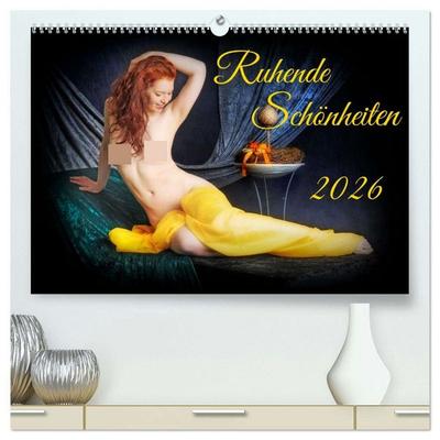 Ruhende Schönheiten (hochwertiger Premium Wandkalender 2026 DIN A2 quer), Kunstdruck in Hochglanz