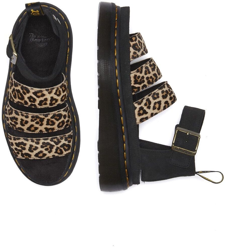 DR. MARTENS Sandales Clarissa II Quad en cuir, plateforme