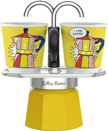 Bialetti MINI EXPRESS Set Lichtenstein Espressokocher