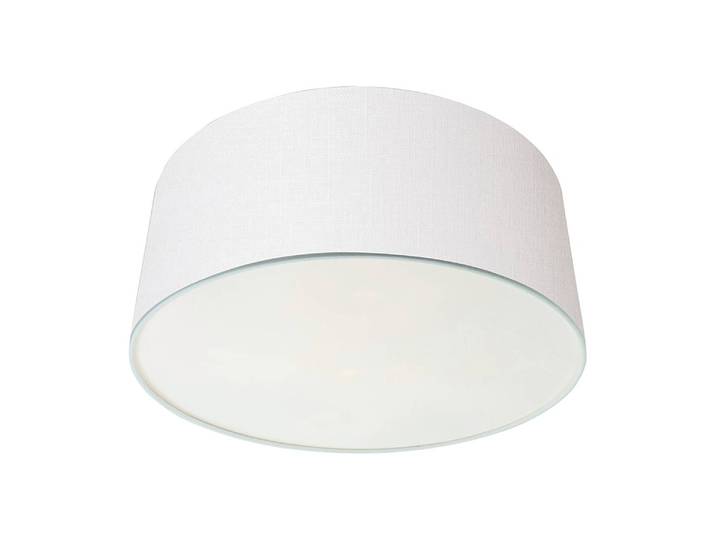 Abat-jour rond 50 cm 50 x 20 x 20cm Blanc
