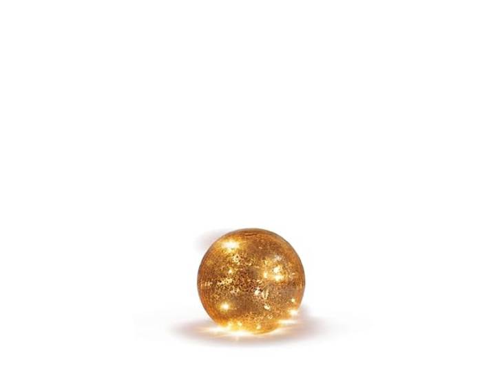 Newgarden Lua Kerstbal, led-kerstdecoratie, werkt op batterijen, warm licht, 20 cm