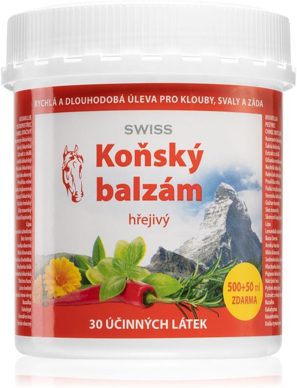 Swiss Horse balm Warm Gel with a warming effect 550 ml