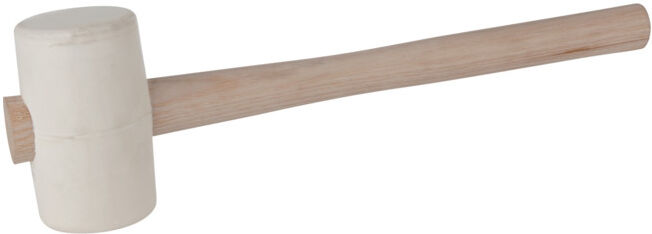 Maillet caoutchouc blanc,270g ; KS Tools (140.1234)