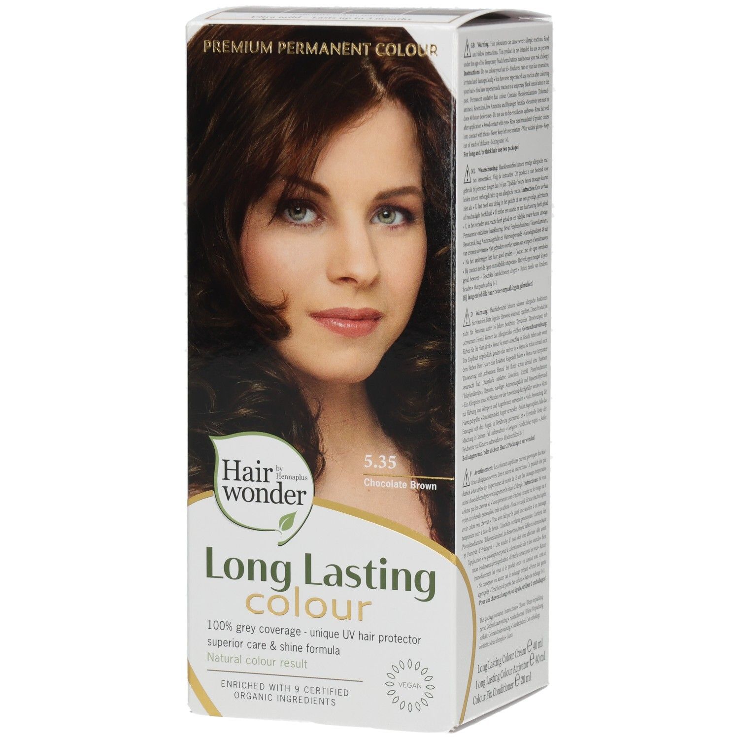 Hennaplus Long Lasting chocolate brown 5,35 100 ml Flüssigkeit