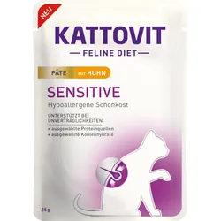 Kattovit Sensitive Pate Huhn 10x85 g