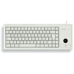 CHERRY G84-4400 TRACKBALL Kabelgebundene Tastatur, USB, Hell Grau (QWERTZ - DE)